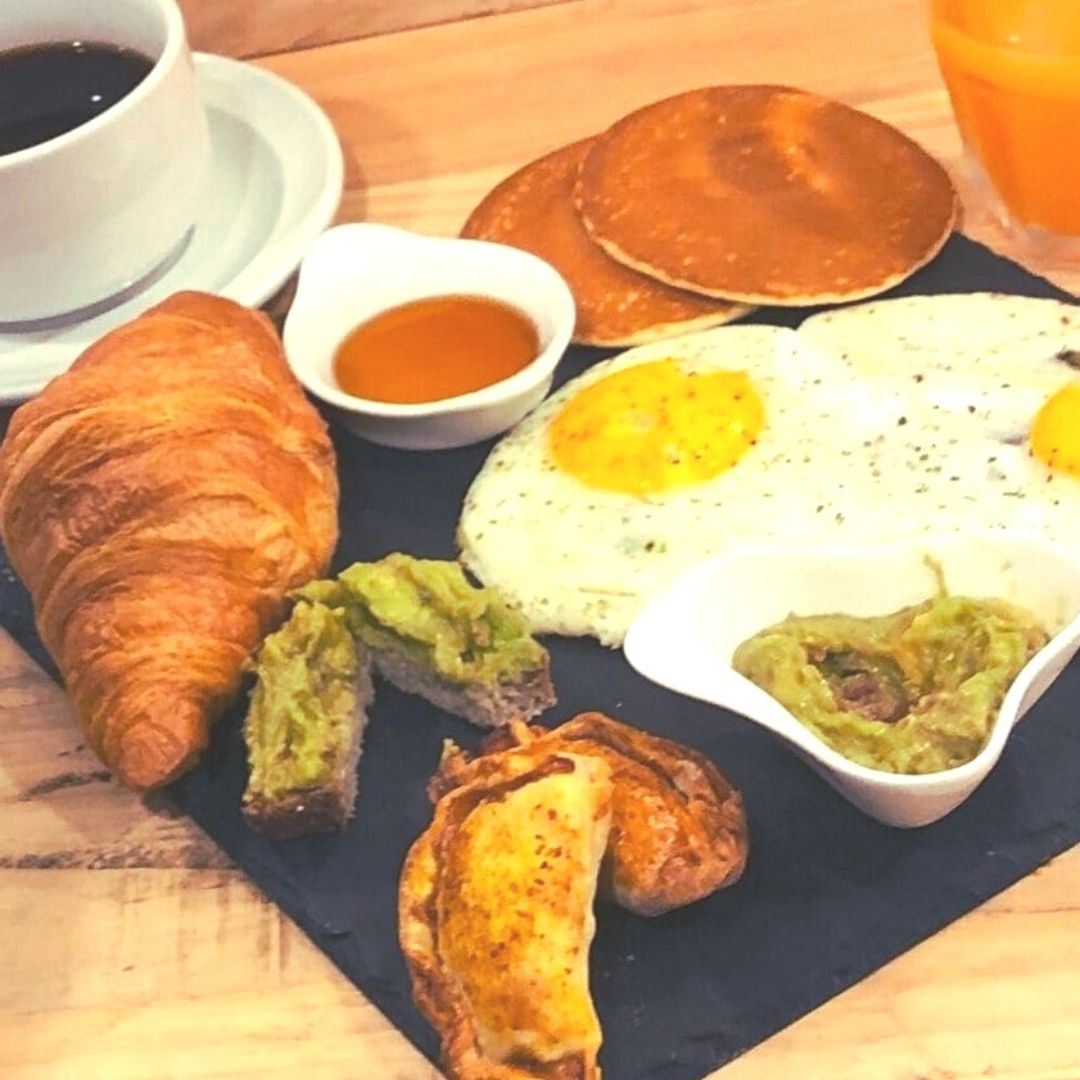 Petit déjeuner végétarien